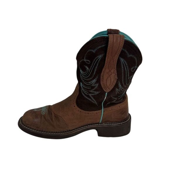 Ariat Women's Fatbaby Heritage Western Boots Brown Size 10B Mid-Calf - Picture 4 of 9